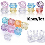 10 tk/partii 5 g kosmeetikatoodete t&uuml;hja purgi lauv&auml;rvi meik n&auml;okreemi huulepalsami konteiner(V&auml;rv juhuslik)