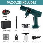 3500W 200Bar 6 IN 1 Harjadeta Elektriline Autopesup&uuml;stol Kaasaskantav Juhtmevaba Laetav Auto Aed Elektrit&ouml;&ouml;riist