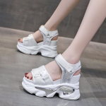 Haldjas sandaalid Suvi Uued platvormsandaalid K&otilde;rgendatud Stiilsed ja Kerged K&otilde;igega Sobivad Vabaaja Spordi 39 valge