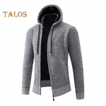 Meeste S&uuml;gis-Talve Kampsun Mantel N&ouml;&ouml;riga Kapuutsiga Paks Sametvooder Ribis Mansetid &Auml;&auml;r &Uuml;hev&auml;rviline Kootud Lukuga Kinnitus Pikkade Varrukatega Soojad Taskud M kohv