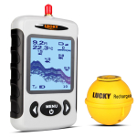 LUCKY Kaasaskantav Professionaalne Sonar Traadita Sonar Kalaleidja Kalastus Sonde Detektor Kalaleidja EU Plug gray