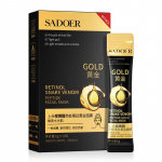 Retinool Snake Venom Gold Mask Nahka noorendav n&auml;omask S&uuml;gavniisutav Niisutav &Otilde;likontroll Ahenevad poorid Nahahooldustooted meestele ja naistele 10PCS