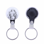 English setter, Lawerack, Laverack I - keychain with a dog portrait, pendant with the brand's own Art-Dog graphics