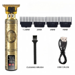 Professionaalne meeste juuksur, meeste habemel&otilde;ikur, juuksel&otilde;ikur, juhtmeta laetav LCD-ekraaniga, nullil&auml;hedase trimmikomplekt 02