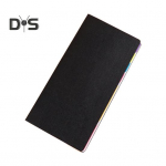 Scratch Pad Shell Erksav&auml;rviline Kleepm&auml;rkmed Veebaasil liim Korduvkasutatav erksav&auml;rviline memopadi kontoritarbed must