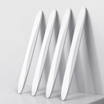 4 tk auto uksekaitse kokkup&otilde;rkevastased ribad n&auml;htamatud kaitseraua kere kriimustused autode kaitseteibi ribad ukse huulekleebised autotarvikud