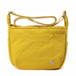 Nailonriidest vabaaja v&auml;ike Crossbody kott naiste kerged vabaaja k&auml;ekottid 2024. aasta talv, uus lihtne moodne naiste &otilde;lakott kollane