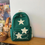 Korea Sweet All Match Star seljakotid Jaapani naiste t&auml;navar&otilde;ivad Y2k esteetilised koolikotid Suure mahutavusega Kawaii seljakott &otilde;pilastele roheline
