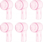 6 komplekti hambaharjapead tolmukindel kate, mis &uuml;hildub Oral B-ga, sobib Oral-B IO-seeria jaoks, Pro 1000,1500,5000,7500 hambaharjaga 6 roosa