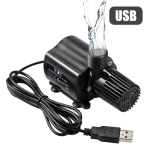 DECDEAL USB harjadeta veepump koos kurnaga &Uuml;livaikne DC12V mikroharjadeta veepump must