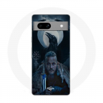Coque Maniacase pour Google Pixel 7a Vikings ragnar lothbrok corbeau