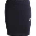 Adidas Originals Kolmeleheline Logo Prindiga Vabaaja Seelik Naiste Seelikud Must AJ8437 M