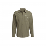 Adidas Business Casual taskus&auml;rk v&auml;rviplokkide detailide ja logoga Meeste s&auml;rgid Rock-Olive-Green JE8599 S