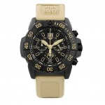 Luminox Navy Seal Foundation Kronograaf Musta Numbrilauaga Kvartskell Sukeldujale XS.3590.NSF.SET 200M Meeste K&auml;ekell Lisarihmaga must
