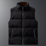Meeste vest Talv Aasta Vabaaja Pluss Suurus Noor &Otilde;pilane P&uuml;stkrae Puuvillased Riided &Otilde;lg Mood 4XL must
