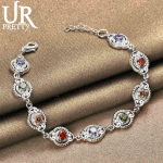 925 h&otilde;bedane v&otilde;luv&auml;rv AAA tsirkoon k&auml;ev&otilde;ru Mood Pulmaehted 20CM