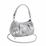 Uus Mood Lilledega Kaunistatud PU Nahast Naiste &Otilde;lakott Daami Mitmek&uuml;lgne Crossbody Kott Hiina Stiilis Br&auml;ndi Disain K&auml;ekott Kott