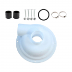 Ts&uuml;klonfiltri tolmukoguja DIY krohv puidut&ouml;&ouml;tlemine plastikust ts&uuml;kloneraldaja kaas vaakumtolmukoguja varuosad valge