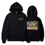 Liam Payne vali Love Hoodie Liam Payne Tribute dressipluus Liam Payne'i m&auml;lestuseks Graafilised kapuutsid Unisex pikkade varrukatega pulloverid L must