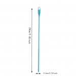 Painduv silikoonist pika varrega hari Korduvkasutatav praoharja Torupuhastajad Veepudeli pesuhari 6mm punane