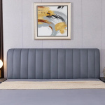 Kulumiskindel voodipeatsi kate Paksenatud Elastsest K&otilde;ik-&uuml;hes Tehniline Kangas Voodipeatsi Kate Tolmukaitse Voodi Seljakaitse Kate W120 x H65cm beige