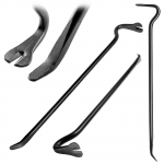 KADAX Łom Kuty Wygięty 800 mm Breszka Brecha Wyciągacz Gwoździ Budowlany Chwytak