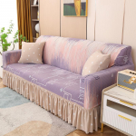 Tr&uuml;kitud Diivanikate Veniv Diivanikate Mustriline Volangiga Pealiskate Pestav Spandex M&ouml;&ouml;blikaitse Elutoa jaoks Small