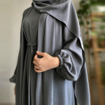 Abaya komplekt Kortsus Kangas Avatud Abaya Sisemine Pikk Kleit Islami Riietus Moslemitest Naiste Kleitide Komplekt T&uuml;rgi Kaftan Ramadan Eid XXL hall