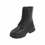 Naiste suures suuruses &uuml;mara ninaga PU lumesaapad vabaaja keskmise toruga paksu tallaga Martini saapad ratsukingad 35-42 35 valge