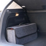 Kokkupandav auto pagasiruumi hoiukott: Kaasaskantav piiri&uuml;lese kohaletoimetamise t&ouml;&ouml;riista korraldaja 50*25*17CM tumehall v&auml;rv