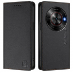 Luksuslik nahast &uuml;mbris ZTE Blade A75 A35Lite V60Vita A75 A35 A55 V40S A73 RFID blokeerimiskaardi pesadele Magnetiline t&otilde;mbealus P&otilde;rutuskindel klapp ZTE Blade A75 4G