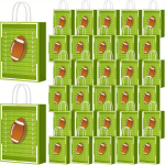 20 tk Jalgpallipeo soosikukotti, Jalgpalli kinkekotti, Maiustuste kommikotti, Spordipeo kinkekotti sporditeemaliseks, S&uuml;nnip&auml;evaks, Peo soosikukotti k&auml;epidemetega Pack of 20 roheline