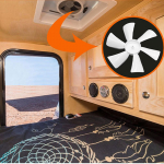 RV ventilaatori komplekt matkaauto katusele, energias&auml;&auml;stlik, t&otilde;hus &otilde;huvool, D-v&otilde;lli mootori varuosad