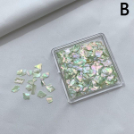 1 Karbik Aurora Kestushelbed Abalone K&uuml;&uuml;ned V&otilde;lud Looduslik Ebakorrap&auml;rane Viil Kest Kivi Litrid Manik&uuml;&uuml;ri Kunst Dekoratsioon Salong Ise Tee B