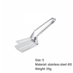 Roostevabast terasest praadimisklamber Multifunktsionaalne praad grilltangid pannkoogid praetud pizza praad kala spaatliga leiva k&ouml;&ouml;git&ouml;&ouml;riist