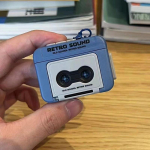 Muusikakarp Ripats Vintage Kaasaskantav Ise-tee Muusikakarbi Mehhanism Muusikariist M&auml;nguasi Muusikaline Meloodia Kingitused sinine