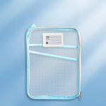 A4 kirjatarvete hoiukott Kahekihiline v&otilde;rgust t&otilde;mblukuga kott Suure mahutavusega organiseerija kaustad Kooli kontoritarvete statsionaarne kott lilla