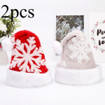 Shu Puuvillane Samet Punane Hall Suur Lumehelves J&otilde;ulum&uuml;ts Talvine J&otilde;ulukaunistus Peokink Pol&uuml;estermaterjal