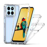 ZTE BLADE A55 telefoni&uuml;mbris 3 &uuml;hes p&otilde;rutuskindel Slim Fit l&auml;bipaistev kogu korpusega kaitsekate ZTE BLADE A35 jaoks ZTE Blade A55