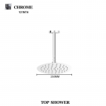 Rose Gold vihmadu&scaron;ipea lagi 10 tolli &uuml;mmargune vannituba &otilde;huke vihmadu&scaron;ipea koos du&scaron;ihoova segisti tarvikutega