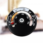 Kuum hermomeeter Magnetiline puupliit k&uuml;ttekeha termomeeter kamin ventilaator pliit koos sondiga majapidamise tundlikkuse grillahju t&ouml;&ouml;riist must