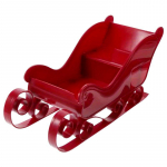 H&auml;id j&otilde;ule Punane kelk Klassikaline j&otilde;ulukelgu kaunistus J&otilde;ulupuu riputatav kelk Miniatuurne kelgumudel Dekoratsioon