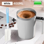 400ML Mini Elektriline Kohvi Ise Segav Kruus IPX7 Veekindel Toidukindel Kohvikruus USB Kiirlaadimine Automaatne Magnetiline Tass Tee jaoks 400ml
