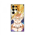 Coque Samsung Galaxy S25 Ultra Dragon ball z sangoku Cheveux blonds Maniacase