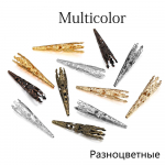 28tk/partii 42X8mm sulamist r&otilde;ngasfiligraankorgid otsa rant &otilde;&otilde;nes lillekoonuse kristallist ripatsliitmik ehete valmistamise tarvikute jaoks