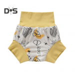 Beebi ujumisp&uuml;ksid 3-kihiline kaitse uriinipadja r&auml;tik pestav korduvkasutatav elastne v&ouml;&ouml;koht beebi ujumisp&uuml;ksid 90 oranž/roosa