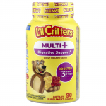 L'il Critters, Multi + Digestive Support, Daily Multivitamin Gummies, Chewy Cherry, Orange Juice, 90 Gummies