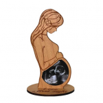 Baby Ultraheli pildiraam Puidust raseda naise fotohoidja Seisev Sonogrammi pilt