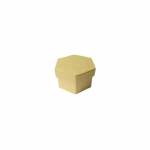 Boite Carton Hexagonale - P.W. INTERNATIONAL - Enfant - Mixte - Beige