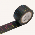 Masking Tape MT 20 mm ARDOISE lignes - Masking Tape (MT) Multicolore - Assort